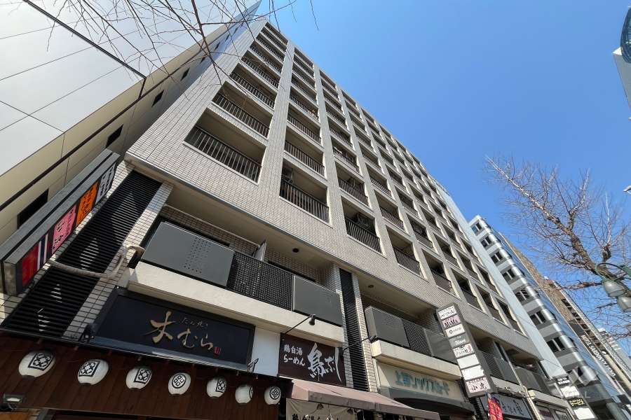 御徒町グリーンハイツの外観（南東側から）