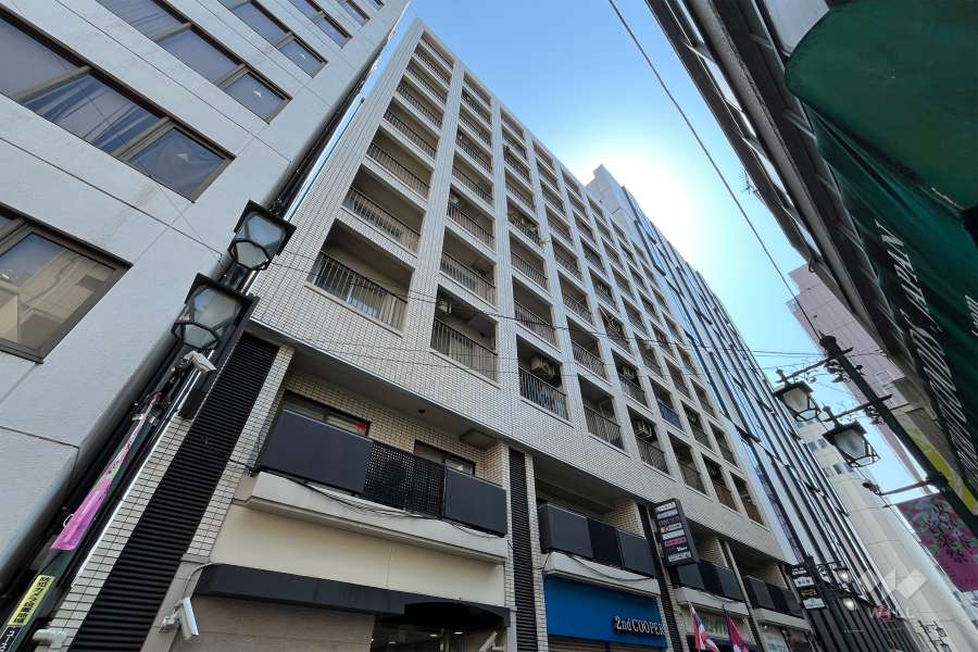 御徒町グリーンハイツの外観（北西側から）