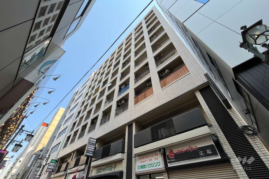 御徒町グリーンハイツの外観（南西側から）