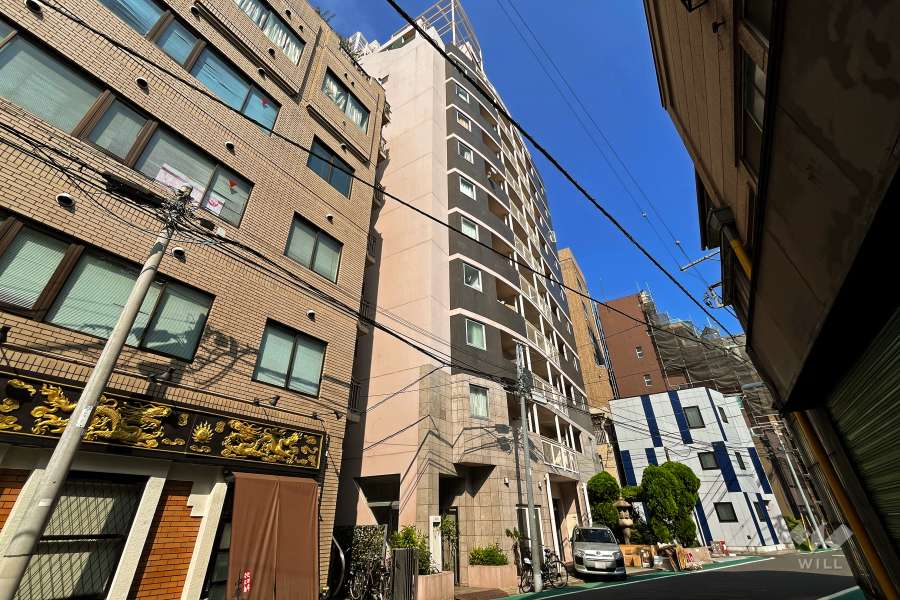 浅草橋グランドハイツの外観（南西側から）