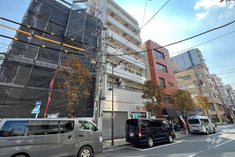 浅草橋シティハイツの外観（北東側から）