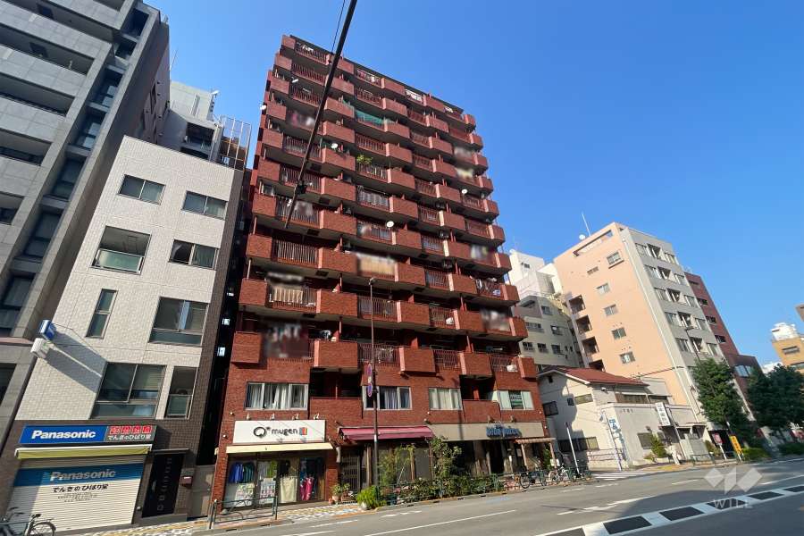 浅草寿町ダイヤモンドマンションの外観（南西側から）