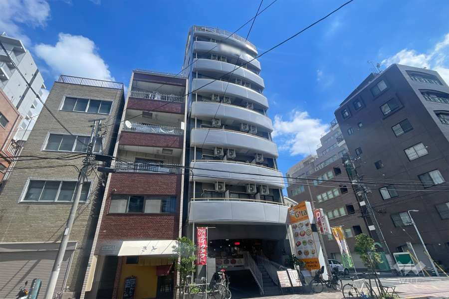 入谷センチュリープラザ21の外観（北西側から）　　