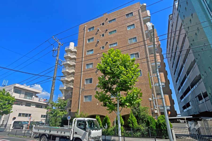 白鬚橋ローヤルコーポの外観（南西側から）