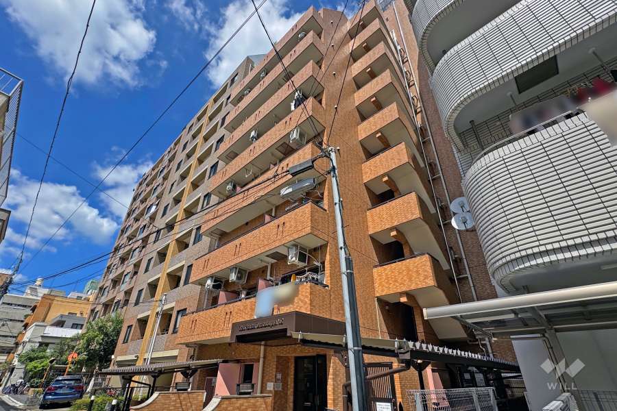 ライオンズマンション上野松が谷第2の外観（南東側から）