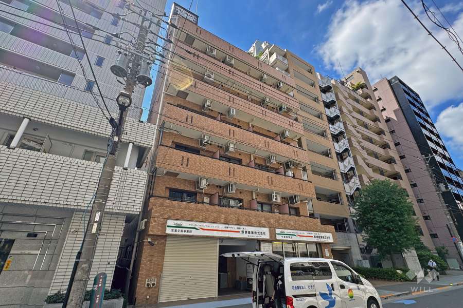 ライオンズマンション上野松が谷第2の外観（北東側から）