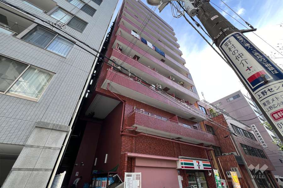 蔵前ハイムの外観（北側から）