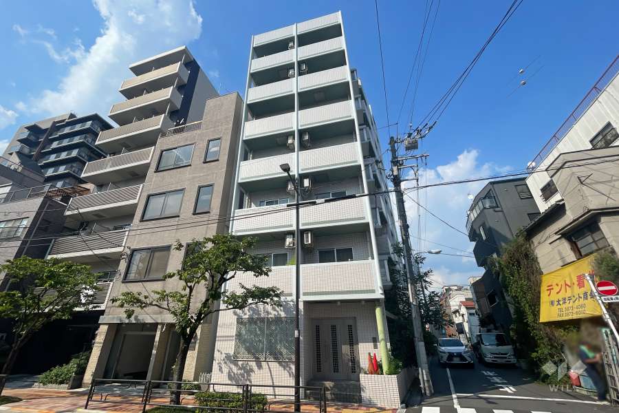 アーバンヒルズ浅草第2の外観（南東側から）