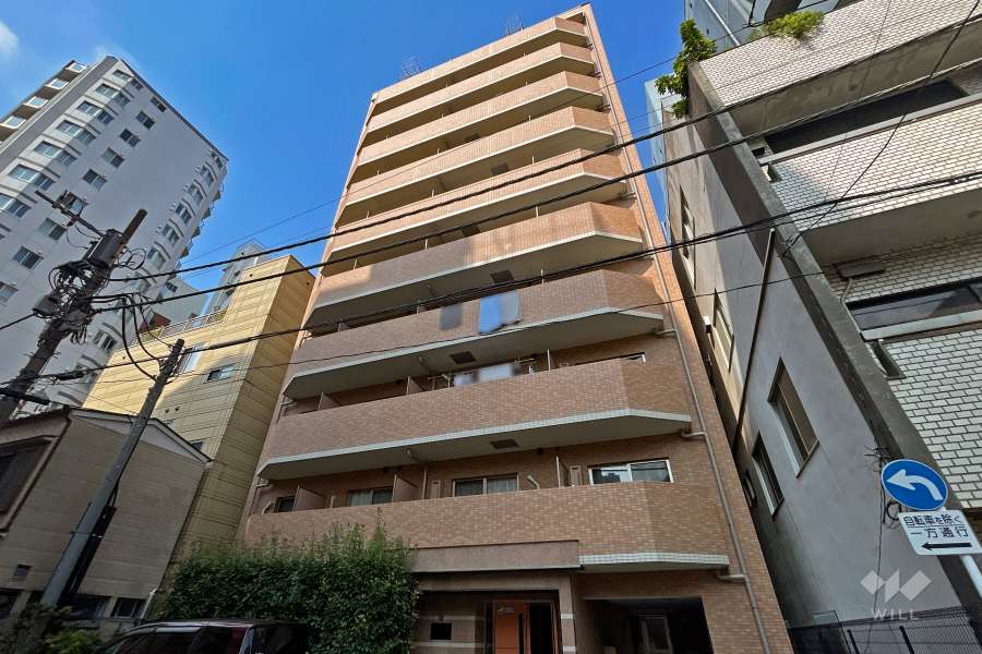 エグゼ浅草弐番館の外観（北東側から）