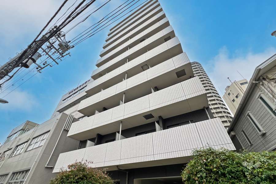 ロメック山手日暮里の外観（南側から）
