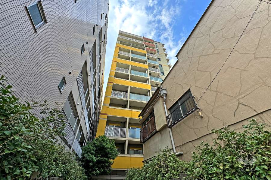 ライジングプレイス浅草弐番館の外観（東側から）