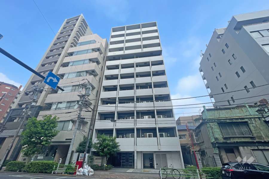 ステージファースト根岸の外観（東側から）