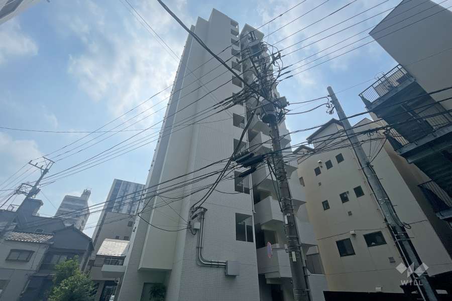 コンシェリア・デュー入谷の外観（北西側から）