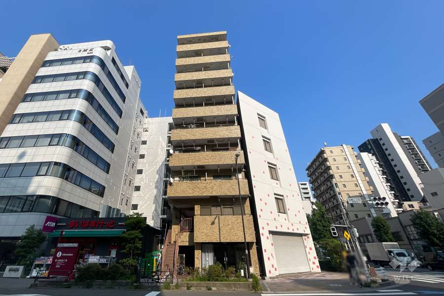 スターハイツ寿の外観（南西側から）