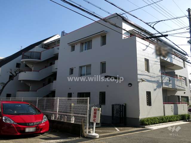 コスモ住吉川の外観（北西側から）