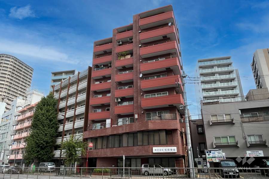鶯谷ハイムの外観（南側から）