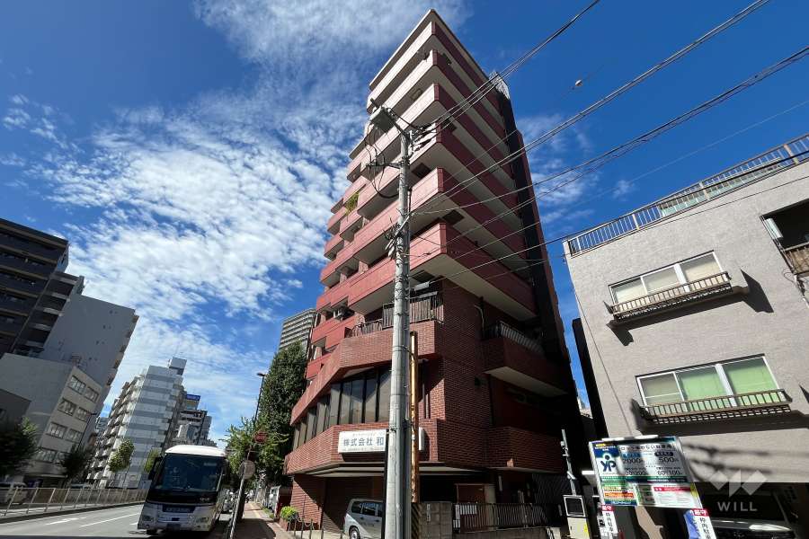鶯谷ハイムの外観（南東側から）