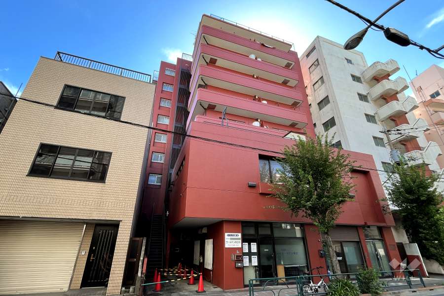鶯谷ハイムの外観（北東側から）
