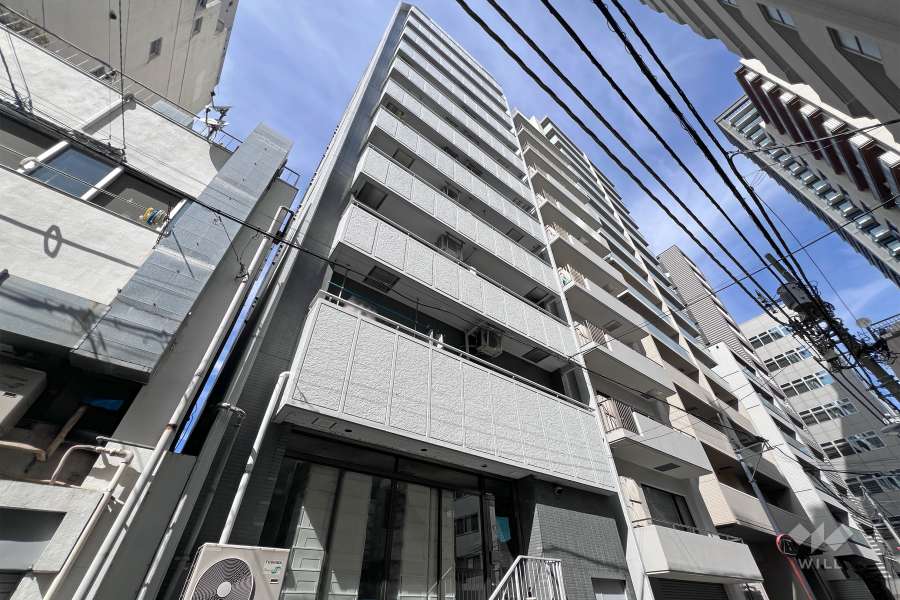 蔵前シティハイツの外観（南西側から）