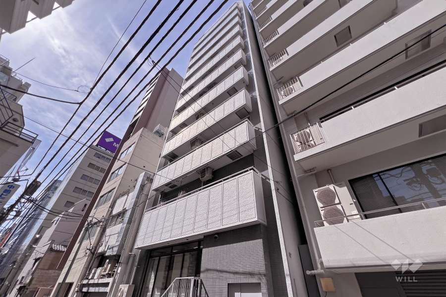 蔵前シティハイツの外観（南東側から）