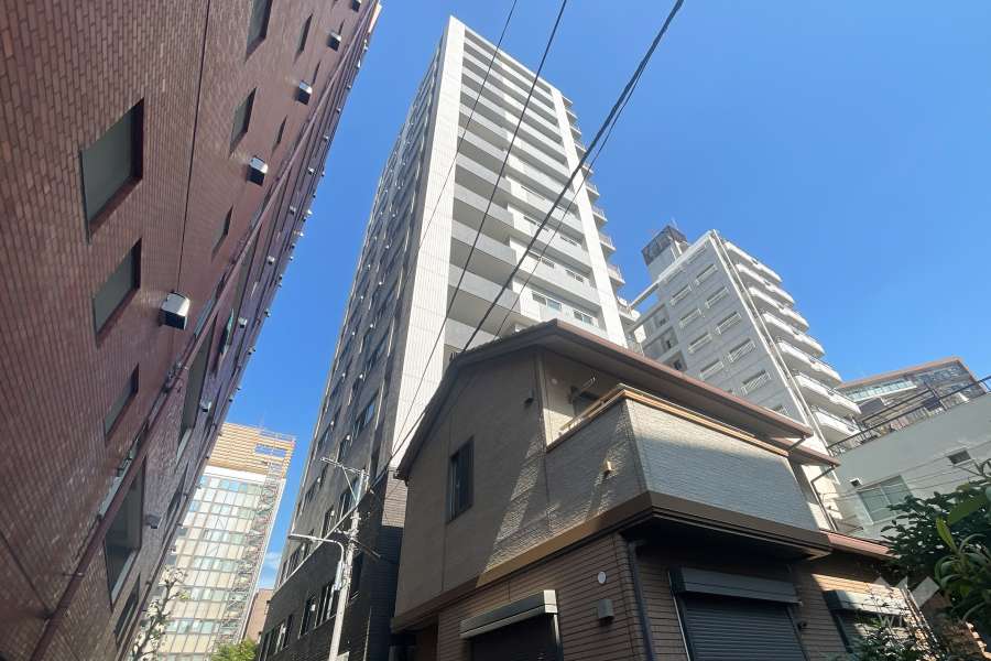 グローベルザシティ上野入谷の外観（南東側から）
