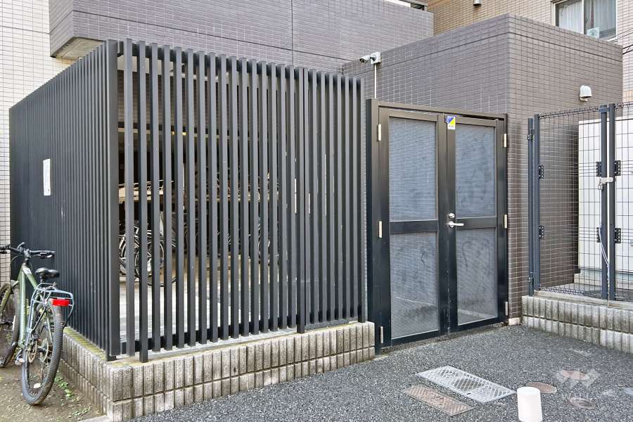 駐輪場の出入り口