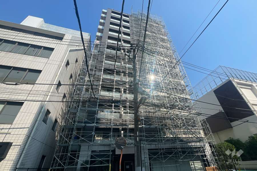 コージーコート上野御徒町2の外観（西側から）