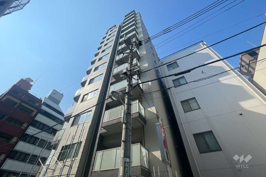 コージーコート上野御徒町2の外観（南東側から）