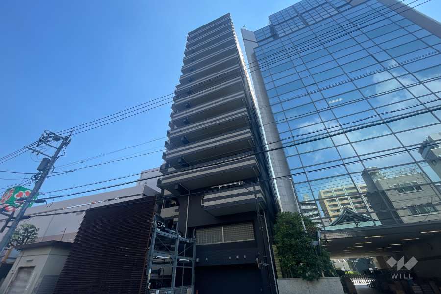 レーベンリヴァーレ浅草エヴァープライドの外観（北西側から）