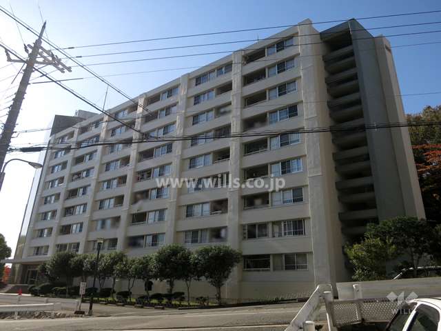 住吉台住宅1号棟の外観（北東側から）