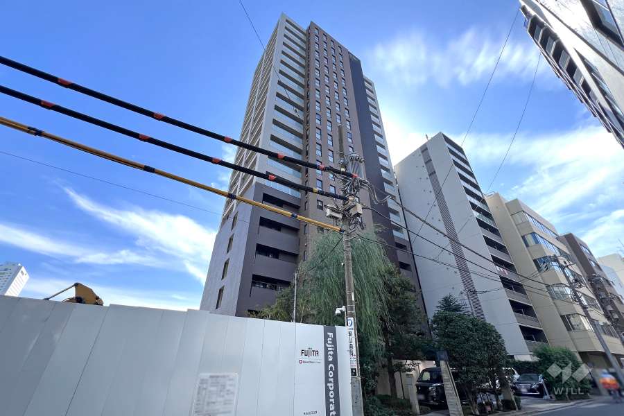 ザ・パークハウス浅草橋タワーレジデンスの外観（北西側から）