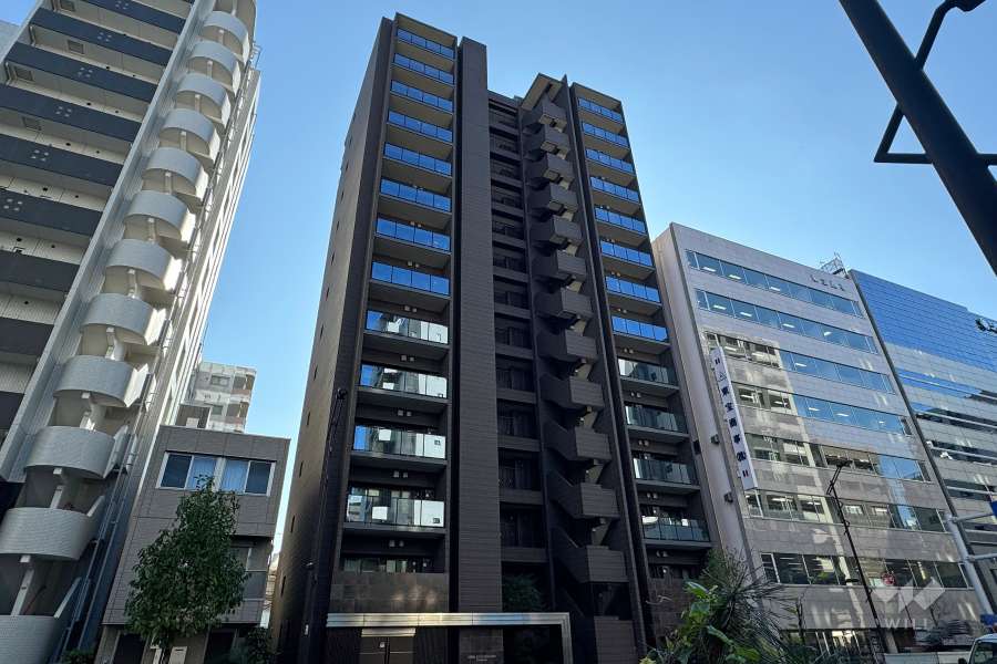 ライオンズ浅草橋レジデンスの外観（北東側から）