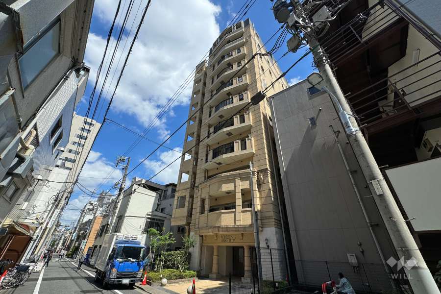 ヴェレーナ上野入谷の外観（西側から）