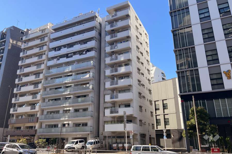 下谷第1サマリヤマンションの外観（北東側から）