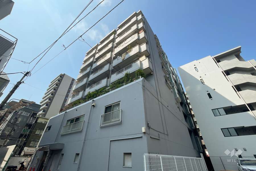 雷門ハイツの外観（北東側から）