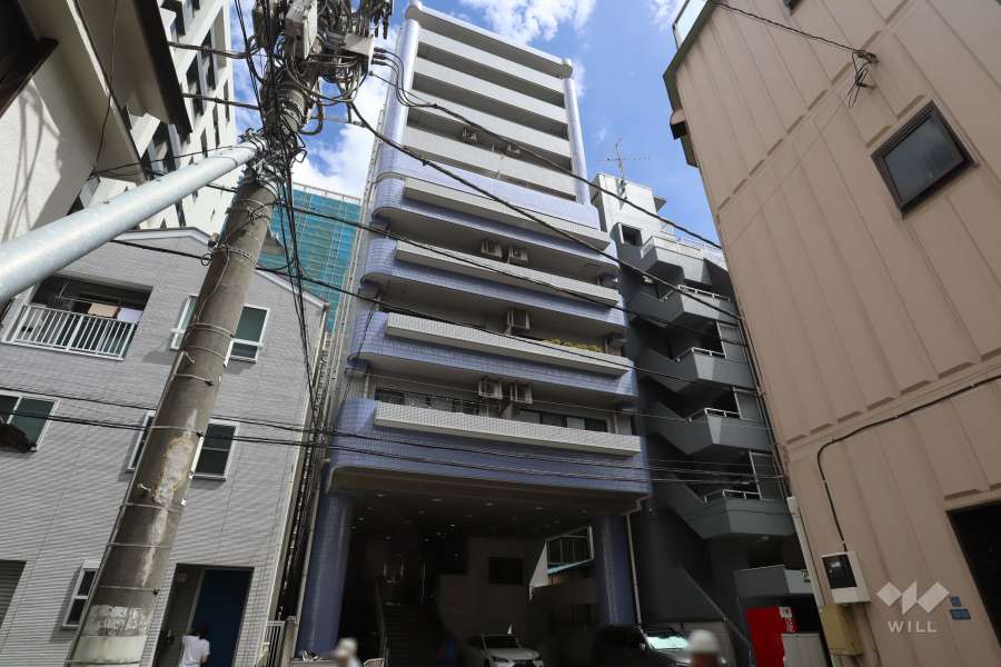 シルクハットハイツの外観(北西側から)