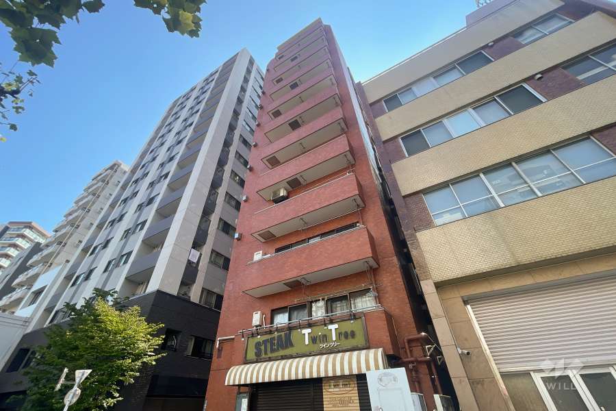 ルーブル金杉の外観（南西側から）