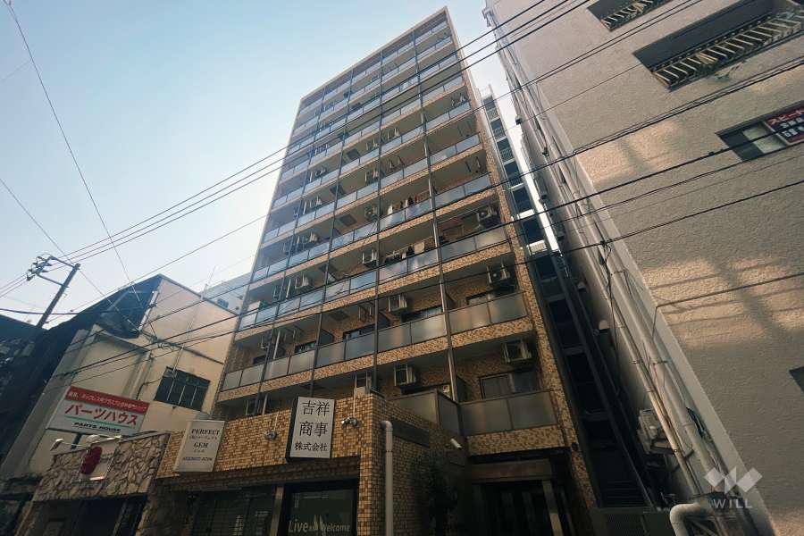 上野アビタシオンの外観（北東側から）