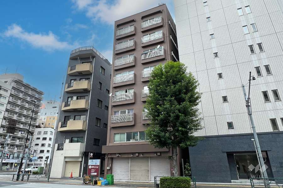 寿町フラワーホームの外観（南側から）　　