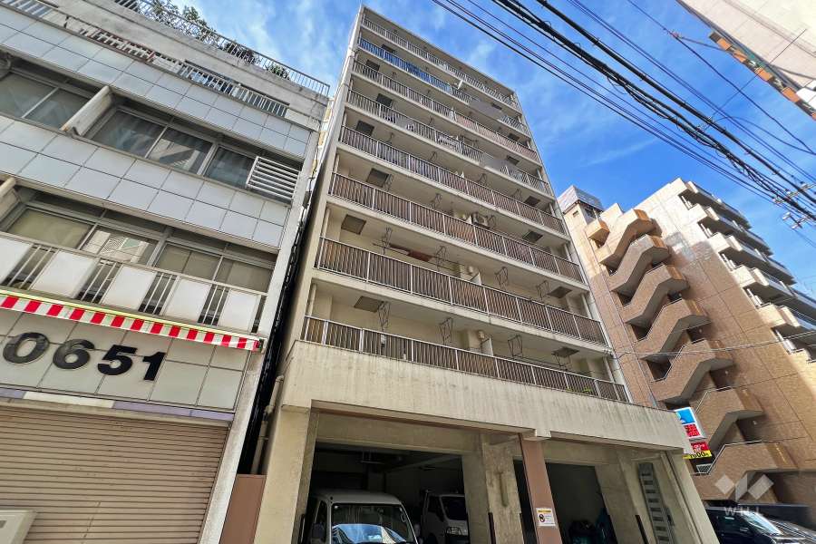 下谷セントラルマンションの外観（南側から）