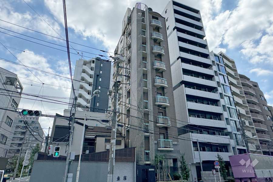 ヴィラージュ上野の外観（北西側から）