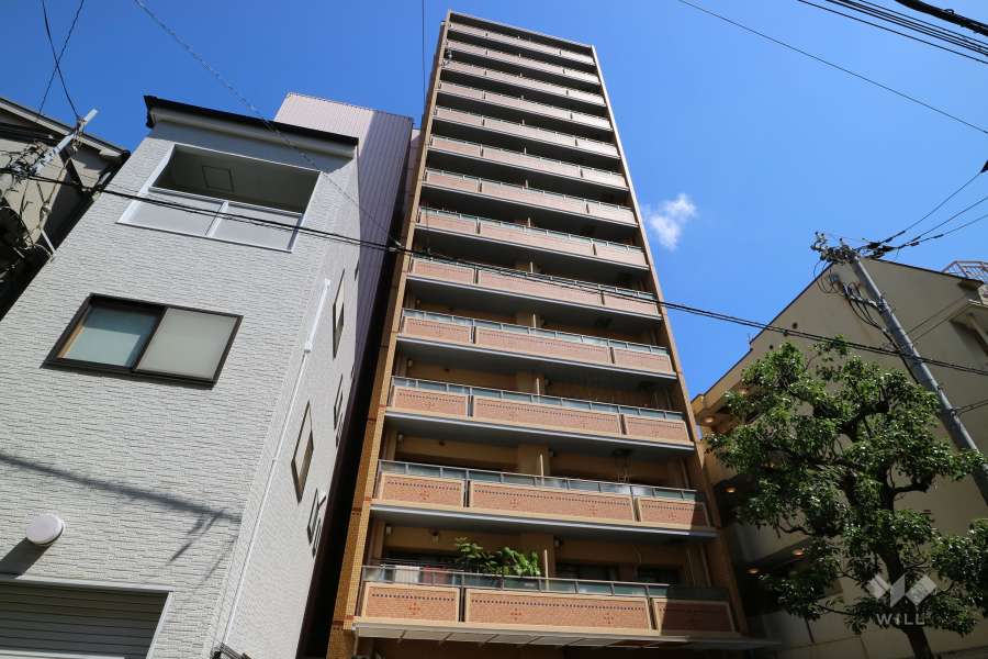 グランディール甲南の外観（南西側から）