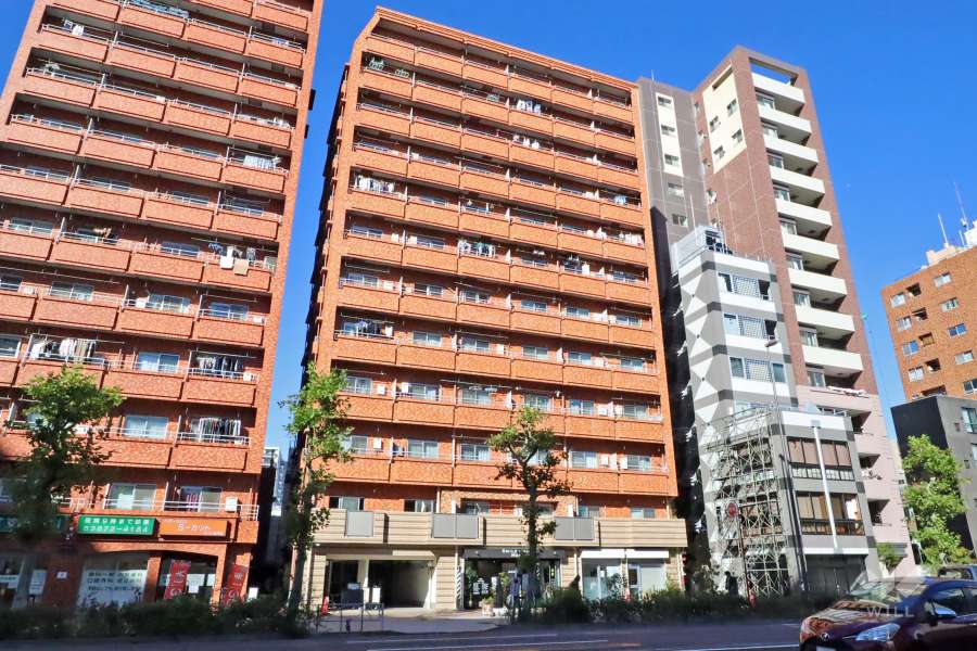 エクセル入谷の外観(南東側から)