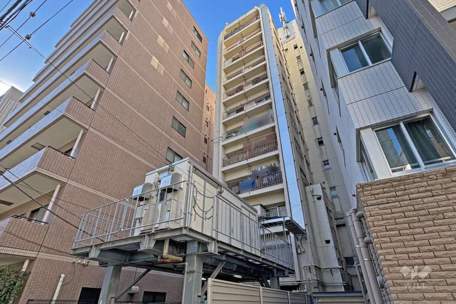 蔵前コヤマハイツの外観(北東側から）