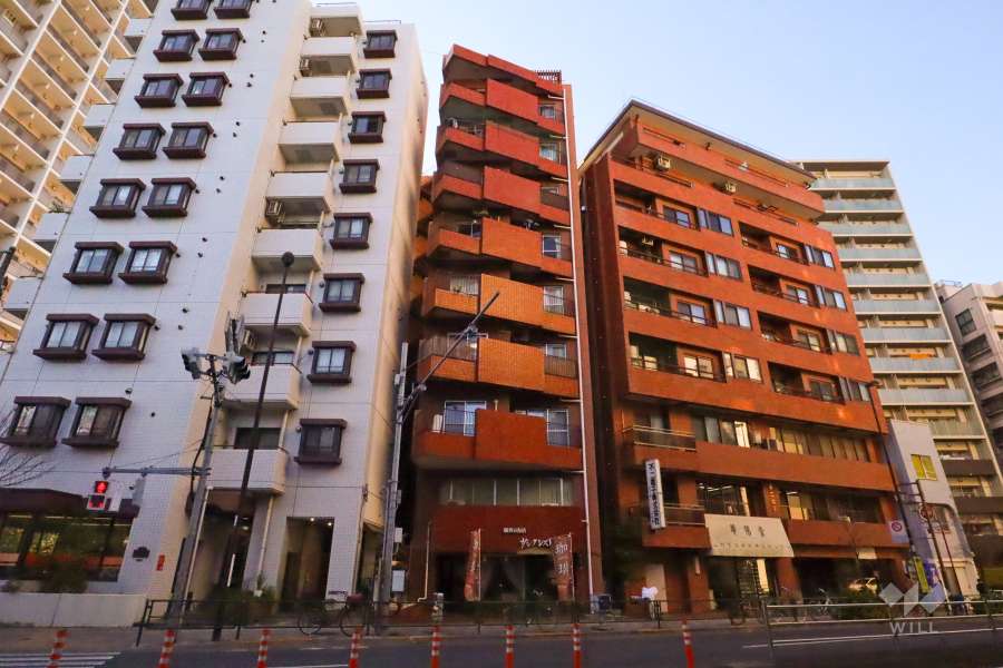 サンクレスト池之端の外観(南東側から)