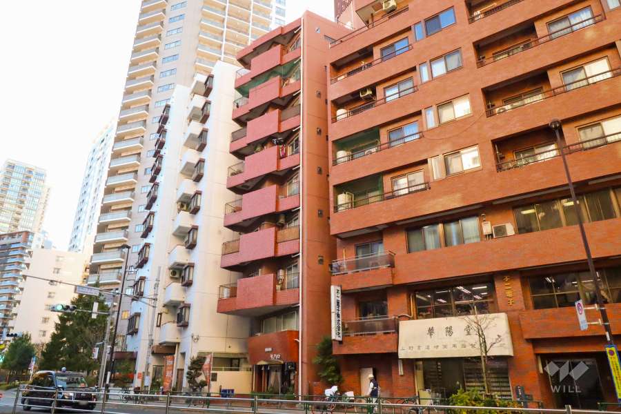 サンクレスト池之端の外観(北東側から)
