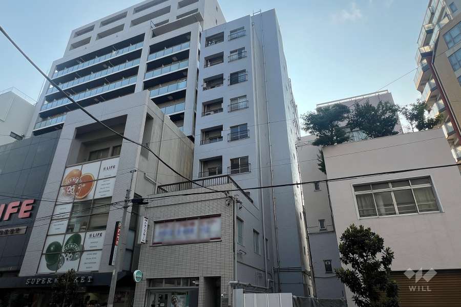 光伸マンションの外観（北東側から）