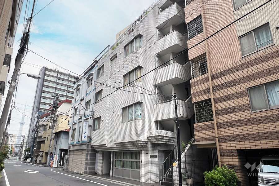 メゾンルグラン上野の外観（北西側から）