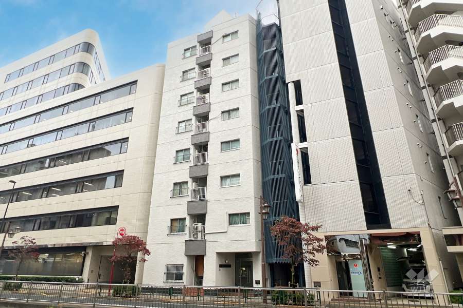 池之端永谷コーポラスの外観（南側から）