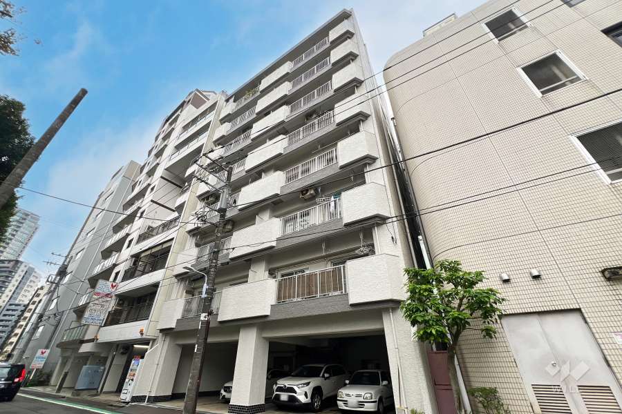 池之端永谷コーポラスの外観（北東側から）